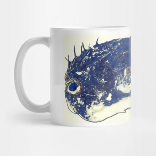 Blue Fish Mug